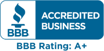 BBB Accredited Business - Rating: A+